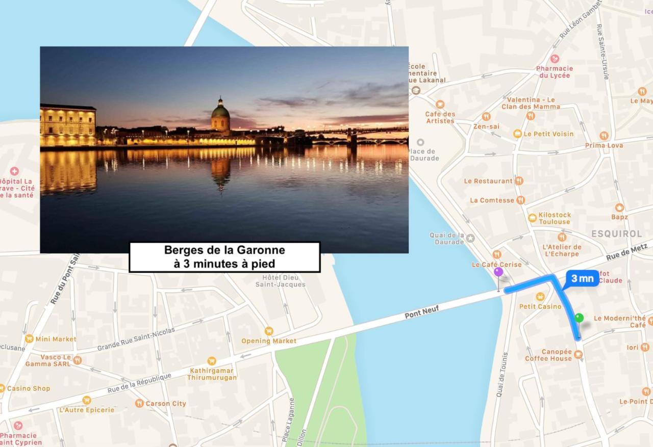L'Estival - Appartement Au Calme Toulouse Hypercentre Экстерьер фото